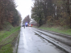 A tűzoltók áramtalanították a járműveket