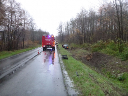 A baleset helyszínétől jóval távolabb állt meg az egyik jármű