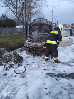 A tűz a motortérből indult