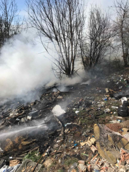 Egy órán át dolgoztak a tűzoltók