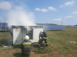 A transzformátor belső fele égett