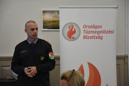 Somogyi Tamás beszélt a tűzmegelőzésről