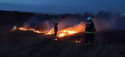 Késő estig dolgoztak a tűz megfékezésén