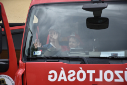 A gépjárműfecskendőkkel mindenki lefotózkodott