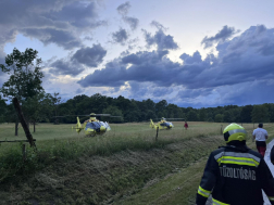 Két helikopter is érkezett