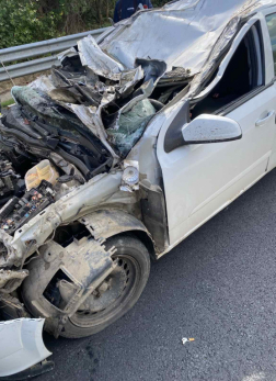 A sofőr könnyű sérüléseket szenvedett