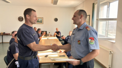 Oblián Gábor is gratulált a nagyatádi tűzoltónak