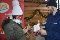 co érzékelő átadása