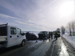 Baleset a 68-as úton