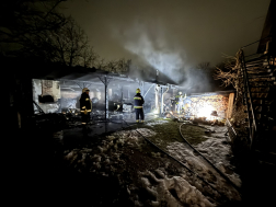 Kerti kiülő égett