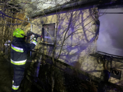 Kiégett egy kadarkúti ház