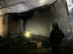 Kiégett egy kadarkúti ház