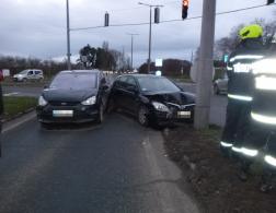 Hármas baleset Kaposváron