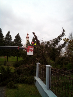 Berzencén is kárt tett a vihar