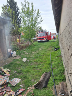 Fonyódi tűzoltók érkeztek elsőként