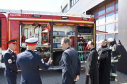 ÚJ gépjárműfecskendő átadása