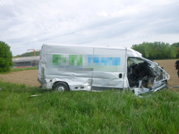 A sofőr nem sérült meg