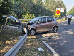 KÉt autó ütközött