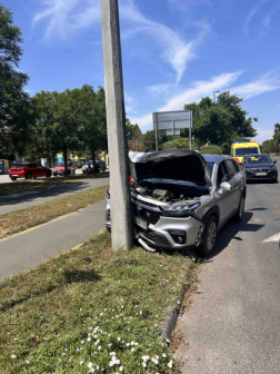 Baleset a Berzsenyi utcában