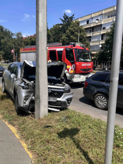 Baleset a Berzsenyi utcában