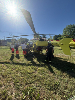 Helikopter vitte kórházba a sérültet