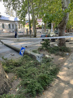 kerékpárral ütközött egy autó