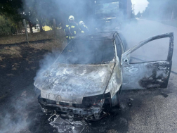 A motortérből indult a tűz