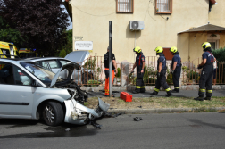 Baleset a Kisfaludy utcában