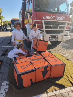 Tűzoltók a futógálán